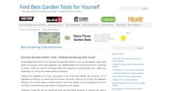 Desktop Screenshot of bestgardeningtoolsguide.com