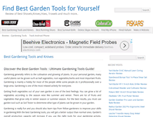 Tablet Screenshot of bestgardeningtoolsguide.com